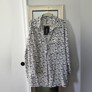 PrettyLittleThing oversized shirt dress (Size L)